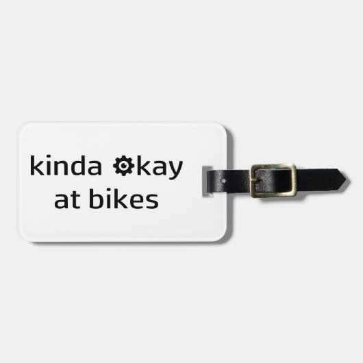 Nogal goed op fietsen bagagelabel (Voorkant horizontaal)