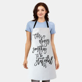 Nogmaals hartelijk dank voor de tekst schort (Gedragen)