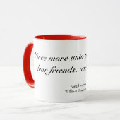 Nogmaals naar de bres lieve vrienden mok (Voorkant links)