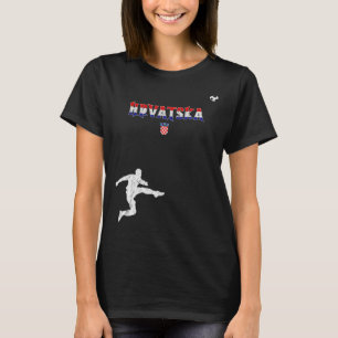 Nogomet Hrvatska Football Soccer Kroatië T-shirt