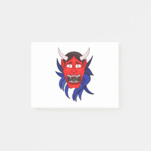 Noh Theater Hannya Japans Post-it® Notes