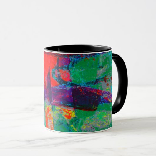 Noir 11 oz Combo Mug 10 (Devant droit)