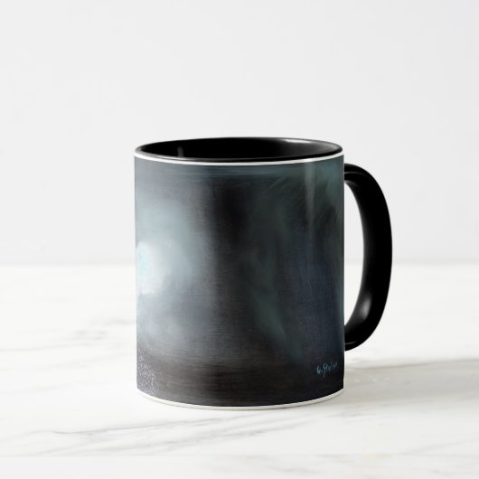 Noir 11 oz Combo Mug 20 (Devant droit)