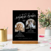 Noir 2 Photo Animaux Mariages Signature Boissons (Mariage)