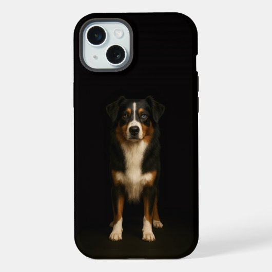 Noir 4 Luxe, Aussie Shepherd iPhone 15 Plus (Verso)