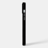 Noir 4 Luxe, Ermine élégant iphone 15 Plus (Côté gauche)