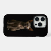 Noir 4 Luxe iPhone 15 Pro Mate Chat Sphynx (Verso Horizontal)
