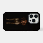 Noir 4 Luxe iPhone 15 Pro Mate Pointer Allemand (Verso Horizontal)