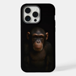 Noir 4 Luxe iPhone 15 Pro Max, Chimpanzé Serein