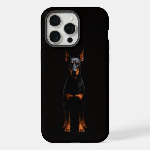 Noir 4 Luxe iPhone 15 Pro Max, Doberman Gardien