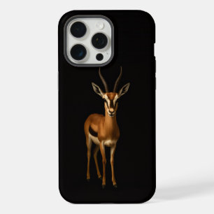 Noir 4 Luxe iPhone 15 Pro Max, Gazelle Élégante