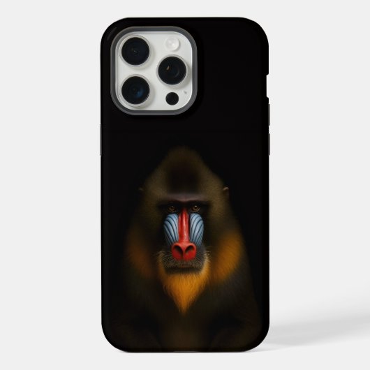 Noir 4 Luxe iPhone 15 Pro Max, Mandrill Singe (Verso)