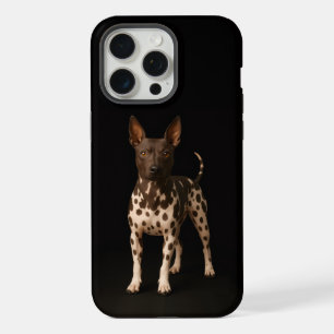 Noir 4 Luxe iPhone 15 Pro Max, Terrier sans poils