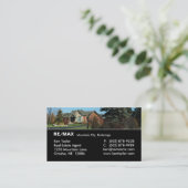 Noir à la maison de luxe de carte de visite (Debout devant)