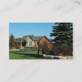 Noir à la maison de luxe de carte de visite (Dos)