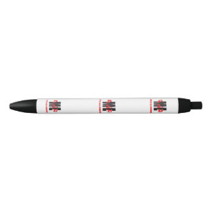 Noir "Aimez tous autour de moi" stylo