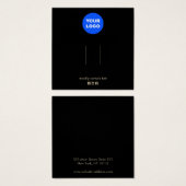 Noir Ajouter Logo Accessoire de cheveux Affichage (Devant & derrière)