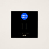 Noir Ajouter Logo Accessoire de cheveux Affichage (Devant)