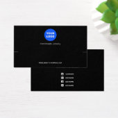 Noir Ajouter logo collier bracelet écran (Bureau)