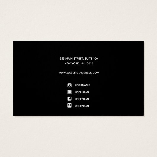 Noir Ajouter logo collier bracelet écran (Dos)