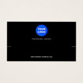 Noir Ajouter logo collier bracelet écran (Devant)