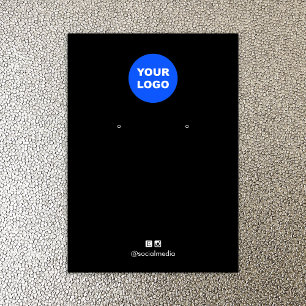 Noir Ajouter Logo Porte-bijoux Porte-bijoux