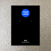 Noir Ajouter Logo Porte-bijoux Porte-bijoux