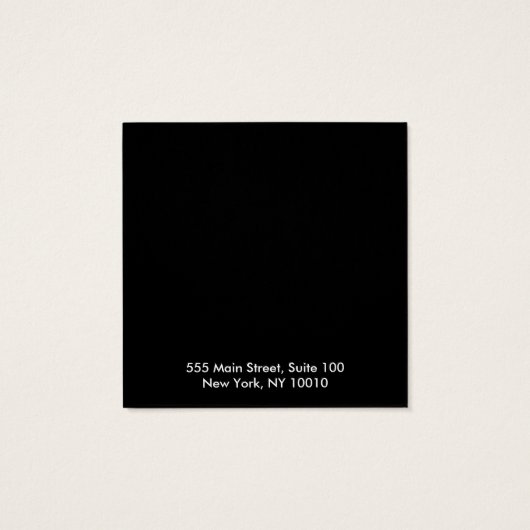 Noir Ajouter Votre Logo Écran De Bijoux À Porter (Dos)