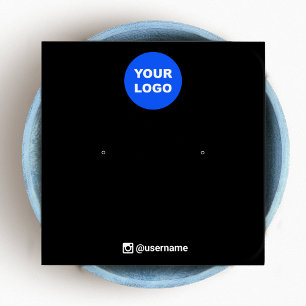 Noir Ajouter Votre Logo Écran De Bijoux À Porter