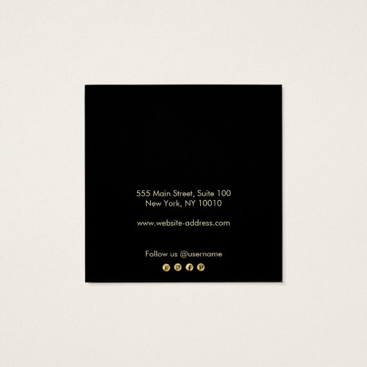 Noir Ajouter votre logo Écran d'oreille (Dos)