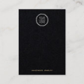 Noir Ajouter votre logo Hoop Écouter la carte d'af (Devant)