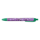 Noir Allium Purple Fleurs Vert Stylo (Bas)