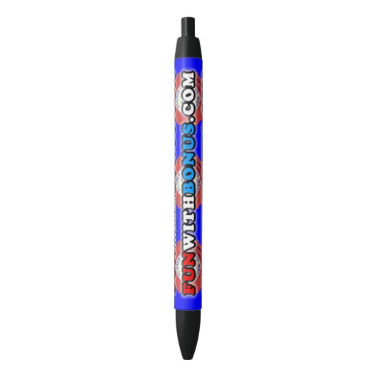 Noir Amusement avec le stylo de site Web de (devant Vertical)