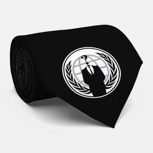 Noir anonyme de cravate (Roulé)