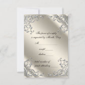 Noir Argent Noir Blanc Noir RSVP (Dos)