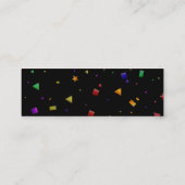Noir avec cartes de profil Confetti (Dos)