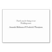 Noir avec cartes Silveron Champagne Table en soie (Dos)