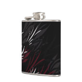 Noir avec flacon de plumes de Burgandy (Gauche)
