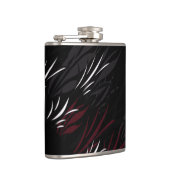 Noir avec flacon de plumes de Burgandy (Droite)