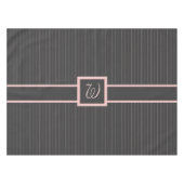 Noir avec nappes à rayures roses (Devant (Horizontal))