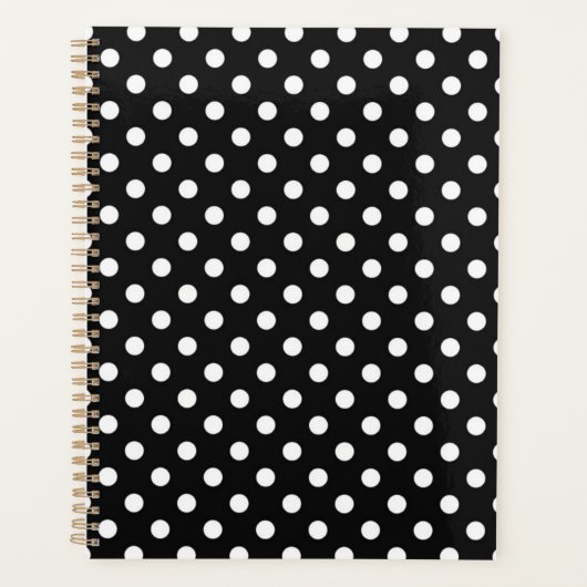 Noir avec points blancs (Devant)