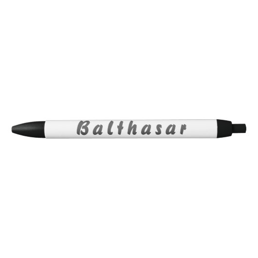 Noir Balthasar stylo à bille (Devant)