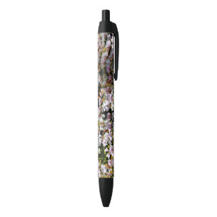 Noir Beau stylo d'orchidée