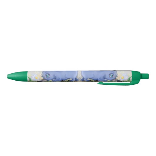 Noir Bébé âne et stylo marron amusant (Bas)