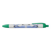 Noir Bébé âne et stylo marron amusant (Haut)
