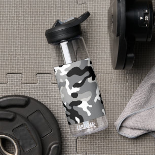 Noir & Blanc #2 Camo Camelbak Bouteille d'eau Camo