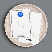 Noir Blanc Ajouter Logo Clip à cheveux Écran d'acc