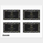 Noir Blanc Art produit Étiquette Cream Hearts (Feuille)