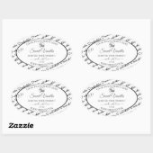 Noir Blanc Cloud Argent produit Étiquette Logo (Feuille)