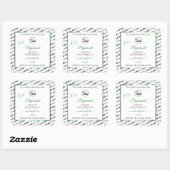 Noir Blanc Cloud Produit Étiquette Logo Vert (Feuille)